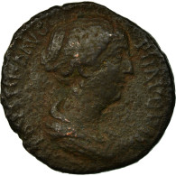 Monnaie, Faustina II, As, Roma, TB, Cuivre - Les Antonins (96 à 192)