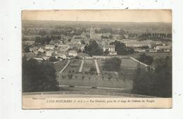 Cp , 37,L'ILE BOUCHARD , Vue Générale ,prise Du 2 E étage Du Château Du TEMPLE , Voyagée 1918,F.M. , 74 éme R.I. - L'Île-Bouchard