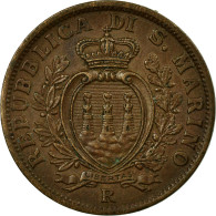 Monnaie, San Marino, 5 Centesimi, 1936, Rome, SUP, Bronze, KM:12 - San Marino