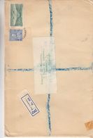 Irlande - Lettre Recom De 1956 °  ? - Oblit Dun Laoghaire - Exp Vers Bruxelles - Avions - Covers & Documents