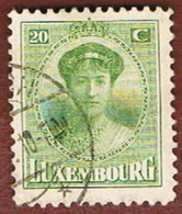 LUSSEMBURGO (LUXEMBOURG)   - SG 235  -   1925   GRAND DUCHESS CHARLOTTE       -   USED - 1921-27 Charlotte Di Fronte