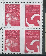 [30 Variété : N° 3689 Marianne De Luquet Timbre Plus Grand Tenant à Normal ** - Unused Stamps