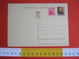 PC.1 ITALIA INTERO POSTALE POST CARD NUOVO - 1944 REPUBBLICA SOCIALE 30 CENT MAZZINI GLADIO AQUILA - Postwaardestukken