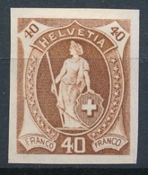 Stehende Helvetia - Pariser Neudruck - Unused Stamps