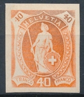 Stehende Helvetia - Pariser Neudruck - Unused Stamps