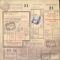 P-258 - Documents CF - Grande Vitesse - Ijlgoed - Oblitérations Différentes De 1957 - Documenten & Fragmenten
