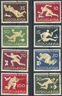 Jugoslavija 1956: Olympic Games In Melbourne Michel-No.804-811 O (Michel 10.00 Euro) - Sommer 1956: Melbourne