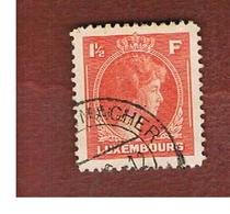 LUSSEMBURGO (LUXEMBOURG)   -   SG  451    -   1944 GRAND DUCHESS  CHARLOTTE  1 1/2  F    -   USED - 1944 Charlotte Right-hand Side