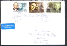 78691- NEUMANN JANOS, PHYSICIST, GEORGE ENESCU AND BARTOK BELA, COMPOSERS, STAINS ON COVER, 2007, HUNGARY - Lettres & Documents