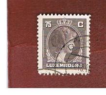 LUSSEMBURGO (LUXEMBOURG)   -   SG  448   -   1946 GRAND DUCHESS  CHARLOTTE 75  -   USED - 1944 Charlotte Di Profilo Destro