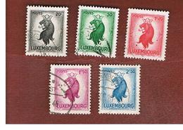 LUSSEMBURGO (LUXEMBOURG)   -   SG  469   -   1945   LION  -   USED - 1945 Leon Héraldico