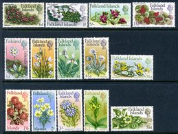Falkland Islands 1968 Flowers Definitives Set Of 14, MNH, SG 232/45 - Falkland Islands