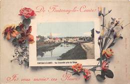 85-FONTENAY-LE-COMTE- JE VOUS ENVOIE CES FLEURS - Fontenay Le Comte