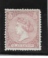 España. 2 Cuartos Nuevo Del Reinado Isabel II. Edifil 80* - Unused Stamps