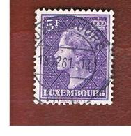 LUSSEMBURGO (LUXEMBOURG)   -   SG  522a   -   1958  GRAND DUCHESS CHARLOTTE 5 F    -   USED - 1948-58 Charlotte Left-hand Side