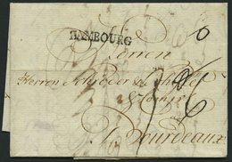 HAMBURG 1783, HAMBOURG, L1 Auf Brief Nach Bordeaux, Pracht - Altri & Non Classificati