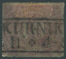 1866, 10 Sgr. Rosarot, R2 KURNIK, Feinst, Mi. 130.- -> Automatically Generated Translation: 1866, 10 Sgr. Rose Red, Rect - Sonstige & Ohne Zuordnung