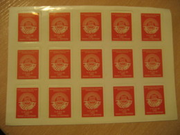 PARIS 1982 Exposition Philatelique International PHILEXFRANCE Sheet 15 Poster Stamp Label Vignette FRANCE - Briefmarkenmessen