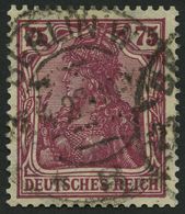 Dt. Reich 197b O, 1922, 75 Pf. Rosalila, Normale Zähnung Pracht, Gepr. Infla, Mi. 180.- - Sonstige & Ohne Zuordnung