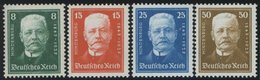 Dt. Reich 403-06 **, 1927, 80. Geburtstag, Postfrischer Prachtsatz, Mi. 120.- - Other & Unclassified