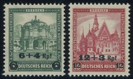 Dt. Reich 463/4 **, 1932, Nothilfe, Postfrischer Prachtsatz, Mi. 58.- - Sonstige & Ohne Zuordnung