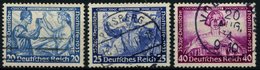 Dt. Reich 505B,506/7A O, 1933, 20, 25 Und 40 Pf. Wagner, 3 Werte üblich Gezähnt, Pracht, Mi. 350.- - Andere & Zonder Classificatie