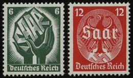 Dt. Reich 544/5 **, 1934, 6 Pf. Saarabstimmung, Pracht, Gepr. Schlegel, Mi. 90.- - Autres & Non Classés