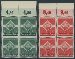 Dt. Reich 571/2x VB **, 1935, Reichsberufswettkampf In Oberrandviererblocks, Postfrisch, Pracht, Mi. 100.- - Autres & Non Classés