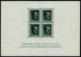 Dt. Reich Bl. 7 **, 1937, Block Hitler, Pracht, Mi. 70.- - Sonstige & Ohne Zuordnung