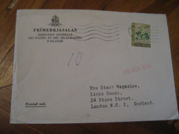 REYKJAVIK 1965 Flora Stamp On Cancel Cover ICELAND - Covers & Documents