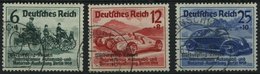 Dt. Reich 695-97 O, 1939, Nürburgring-Rennen, 6 Pf. Normale Zähnung, Prachtsatz, Mi. 100.- - Other & Unclassified