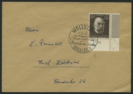 Dt. Reich 864 BRIEF, 1943, 12 Pf. Prof. Robert Koch, Untere Rechte Bogenecke Auf Umschlag Mit Gefälligkeitsstempel Vom 1 - Other & Unclassified