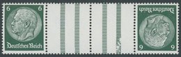 ZUSAMMENDRUCKE KZ 18 **, 1933, Hindenburg 6 + Z + Z + 6, Postfrisch, Pracht, Mi. 60.- - Zusammendrucke