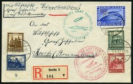 ZEPPELINPOST 143B BRIEF, 1932, 2. Südamerikafahrt, Anschlußflug Ab Berlin, Frankiert Mit 2 RM Polarfahrt Und Nothilfe, E - Airmail & Zeppelin