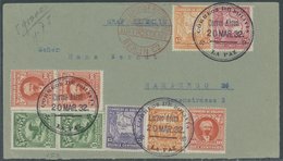 1932, 2. Südamerikafahrt, Bolivianische Post, Privatbrief Mit Rückseitigem Stempel Primer Correo Aereo Zeppelin, Pracht, - Luft- Und Zeppelinpost