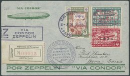 1934, 5. Südamerikafahrt, Parag. Post, Einschreibbrief, Pracht -> Automatically Generated Translation: 1934, "5. South A - Luft- Und Zeppelinpost