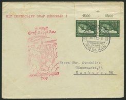 ZEPPELINPOST 460 BRIEF, 1939, Fahrt Nach Kassel, Frankiert Mit Mehrfachfrankatur Mi.Nr. 670, Brief Feinst - Airmail & Zeppelin