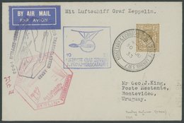 Großbritannien: 1933, 3. Südamerikafahrt, Anschlussflug Ab Berlin, Mit Seltenem Sonderstempel MONETARY & ECONOMIC CONFER - Luft- Und Zeppelinpost