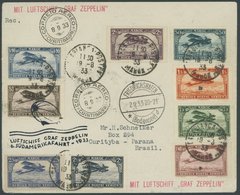 Marokko Französisches Protektorat: 1933, 6. Südamerikafahrt, Prachtbrief Aus Casablanca -> Automatically Generated Trans - Correo Aéreo & Zeppelin