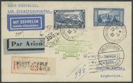 Monaco: 1933, 2. Südamerikafahrt, Einschreibbrief, Pracht -> Automatically Generated Translation: Monaco: 1933, "2. Sout - Correo Aéreo & Zeppelin