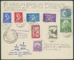 Niederlande: 1932, Fahrt In Die Niederlande, Abwurf Groningen, Prachtbrief -> Automatically Generated Translation: Nethe - Airmail & Zeppelin