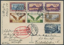 Schweiz: 1930, Vorarlbergfahrt, Nach Bregenz, Frankiert U.a. Mit Mi.Nr. 233/4, Prachtkarte -> Automatically Generated Tr - Airmail & Zeppelin