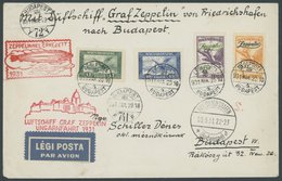 Ungarn: 1931, Ungarnfahrt, U.a. Mit Zeppelinpostmarken, Gestempelt Am 25.3.1931 (2 Tage Vor Ausgabe), Prachtbrief -> Aut - Poste Aérienne & Zeppelin