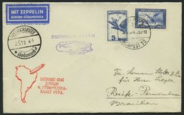 ZULEITUNGSPOST 157 BRIEF, Ungarn: 1932, 4. Südamerikafahrt, Prachtbrief - Luft- Und Zeppelinpost