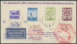 Ungarn, 1933, 7. Südamerikafahrt, Anschlußflug Ab Berlin, Prachtbrief Nach Montevideo -> Automatically Generated Transla - Poste Aérienne & Zeppelin