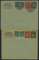 LUFTPOST-GANZSACHEN LPU 40 BRIEF, 1923, 40 Neben 50 Neben 5 Neben 100 M. 29. Dt. Philatelistentag, Ungebraucht Und Leer  - Airplanes