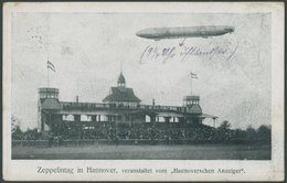 1912, Zeppelintag In Hannover, Veranstaltet Vom Hannoverschen Anzeiger, Gebraucht, Ansichtskarte Feinst -> Automatically - Sonstige & Ohne Zuordnung