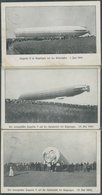 1909, LZ 5 (Z II-Ersatz), Göppingen 31.6., 3 Verschiedene Serienkarten Vom Unglück, Eine Ungebraucht, Feinst -> Automati - Other & Unclassified