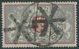 FREIE STADT DANZIG 122 O, 1923, 5000 M Rot/silber, Pracht, Gepr. Gruber Und Infla, Mi. 80.- - Otros & Sin Clasificación