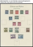 SAMMLUNGEN U. LOTS O,* , 2 Sammlungsteile Bes.Geb.II Mit Einigen Mittleren Ausgaben - Occupazione 1938 – 45